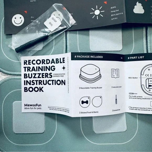 MewooFun Pet Recordable Training Buzzers - Picture 5 of 12